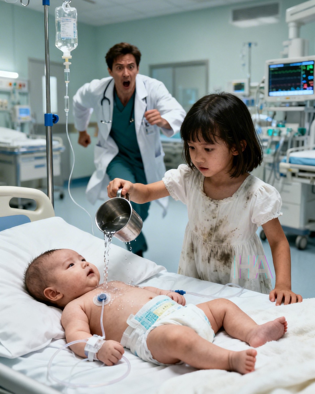 THE MILLIONAIRE’S SON HAD ONLY FIVE DAYS LEFT TO LIVE… UNTIL A POOR LITTLE GIRL SPRINKLED HOLY WATER ON HIM AND EXPOSED A SECRET NO DOCTOR SAW COMING