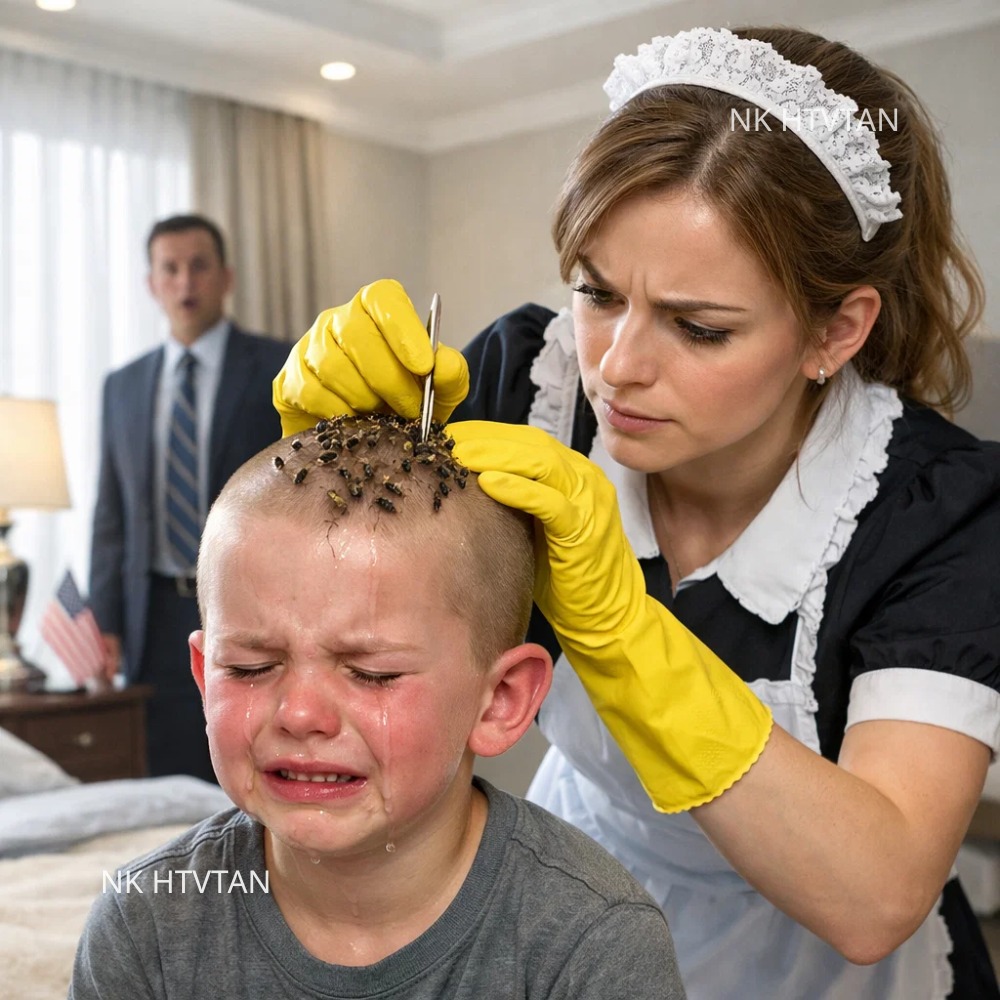 vf-The billionaire’s son was suffering in pain until the nanny removed something mysterious from his head…