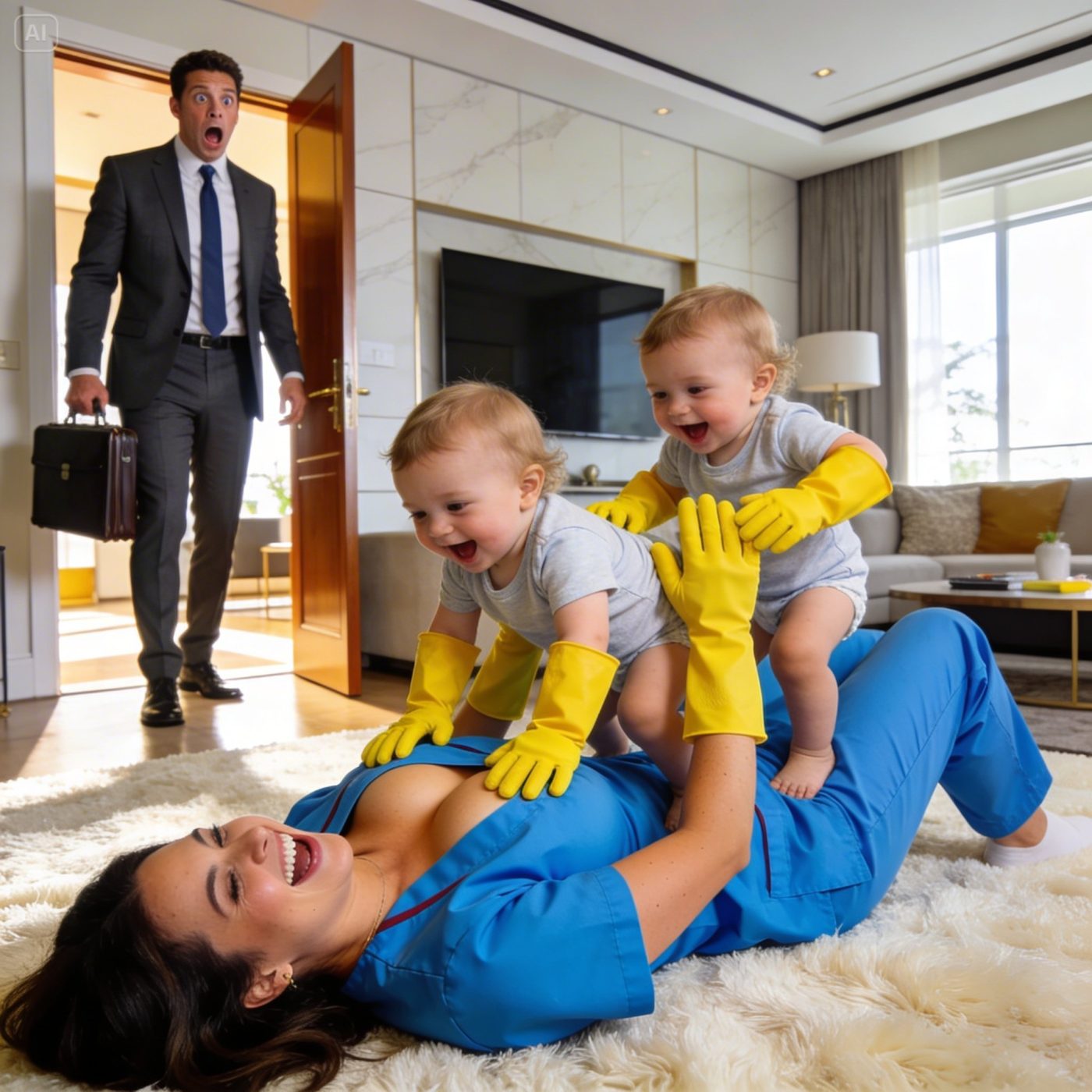 The billionaire pretended to go on a trip to catch the nanny… but what he saw upon his secret return left him speechless.