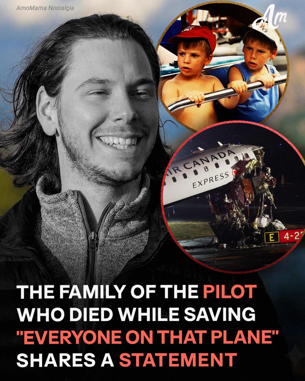 Family of Jazz Aviation Hero Pilot Antoine Forest Speaks Out, Shares Heartwarming Childhood Photo