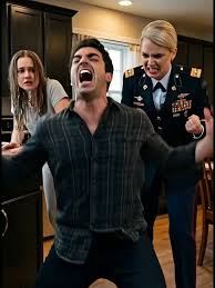 I caught my arrogant son-in-law treating my 8-month pregnant daughter like a slave, forcing her to scrub dishes in freezing water while he feasted. “Bring more food!” he barked like she was a hostage. The retired Army Colonel took over. I didn’t scream or argue. I made one quiet call on a classified line. Minutes later, his entire world turned into a silent hell…