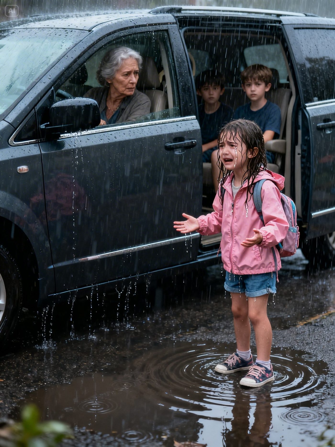 After school, my parents drove off with my sister’s kids right in front of my daughter.-yilux