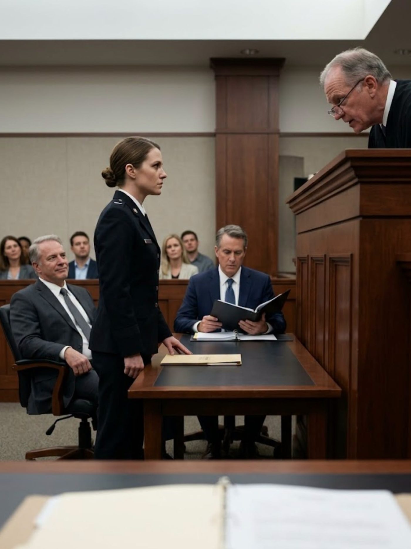 My father smirked across the courtroom and said,  wrk“…